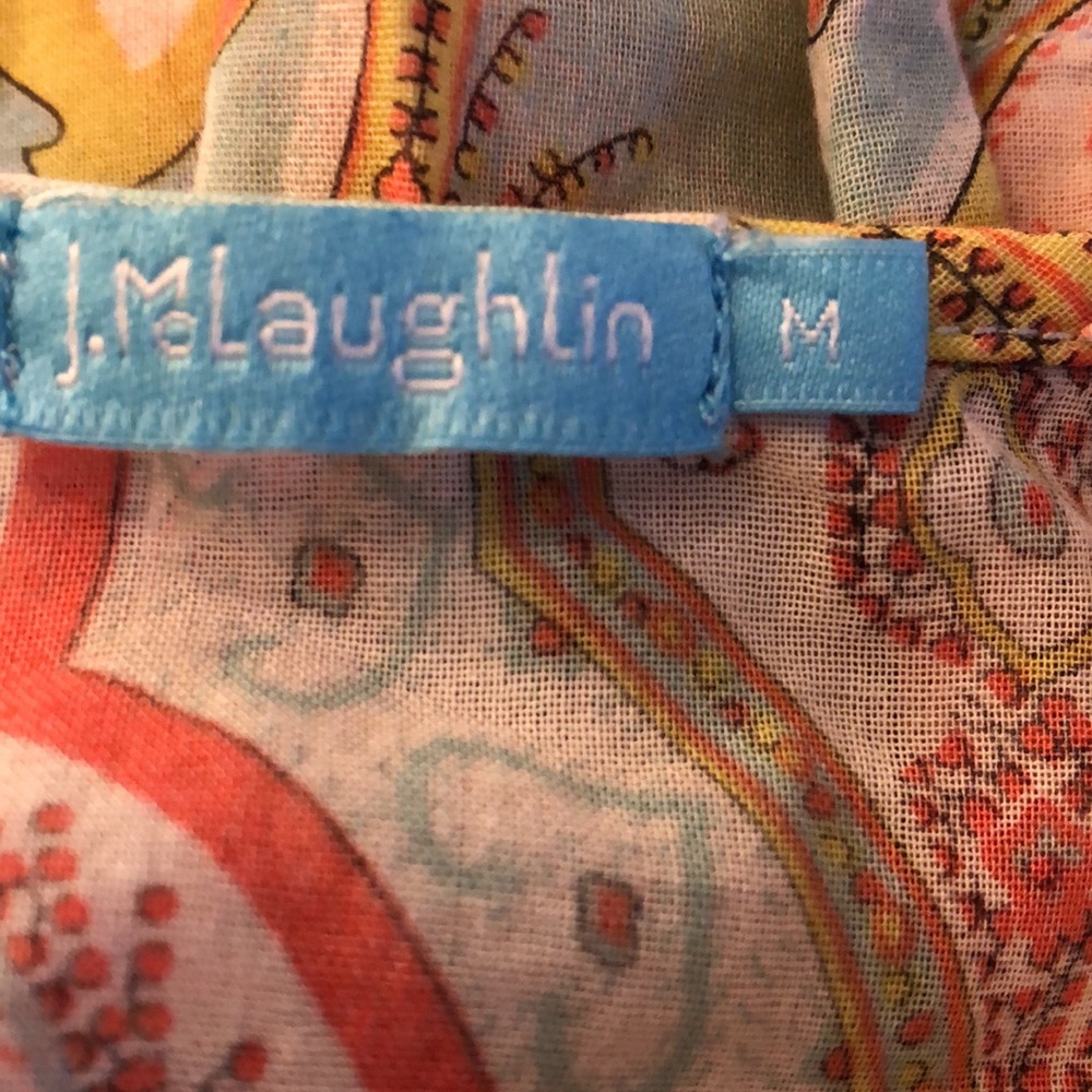 J Mclaughlin Excellent Condition Multi Color Prin… - image 3